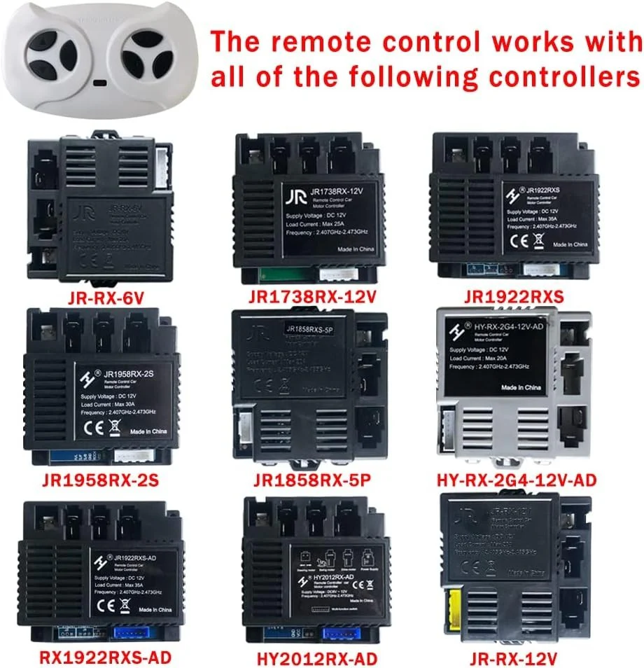 2.4GHz Bluetooth Remote Control Transmitter for Power Wheels - Image 3