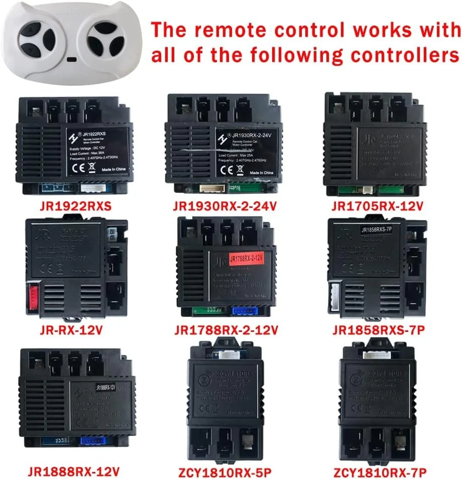 2.4GHz Bluetooth Remote Control Transmitter for Power Wheels - Image 5