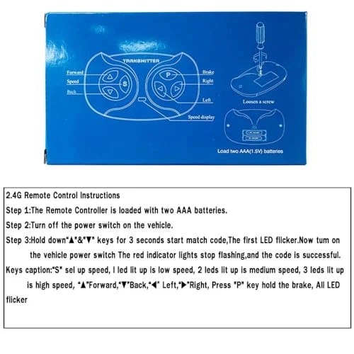 2.4GHz Bluetooth Remote Controller for Power Wheels - Image 4