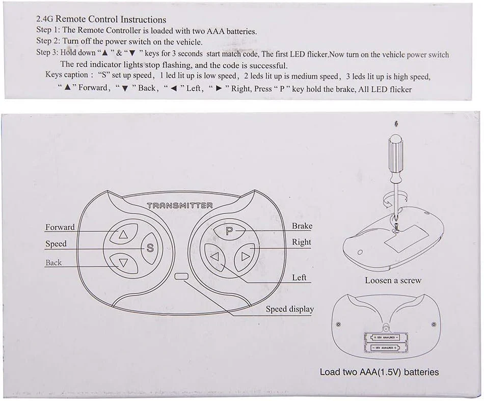 12V Ride-On Car with Remote Control and Bluetooth Receiver Control Box - Image 5