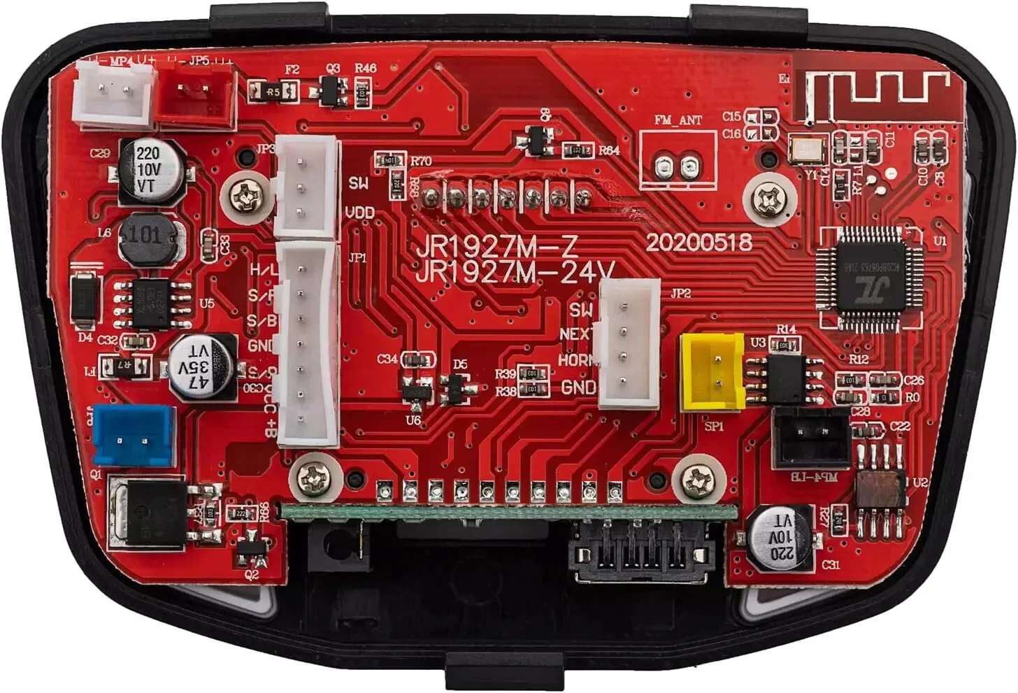 Blue 24V Children's Electric Vehicle with Central Power Supply Control Switch - Image 2
