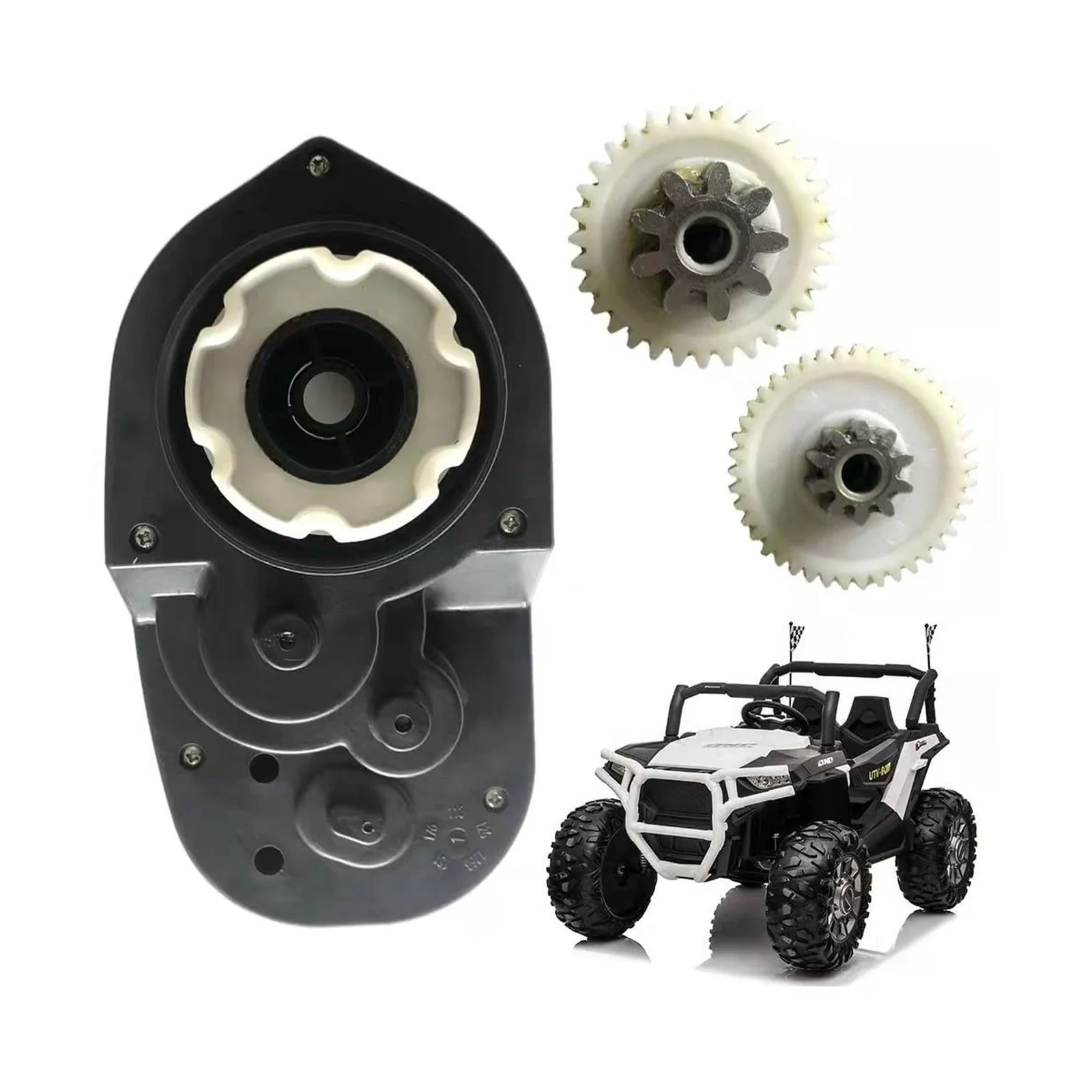 24V High Power Gearbox for High Torque Wheels with 24 Volt Motor