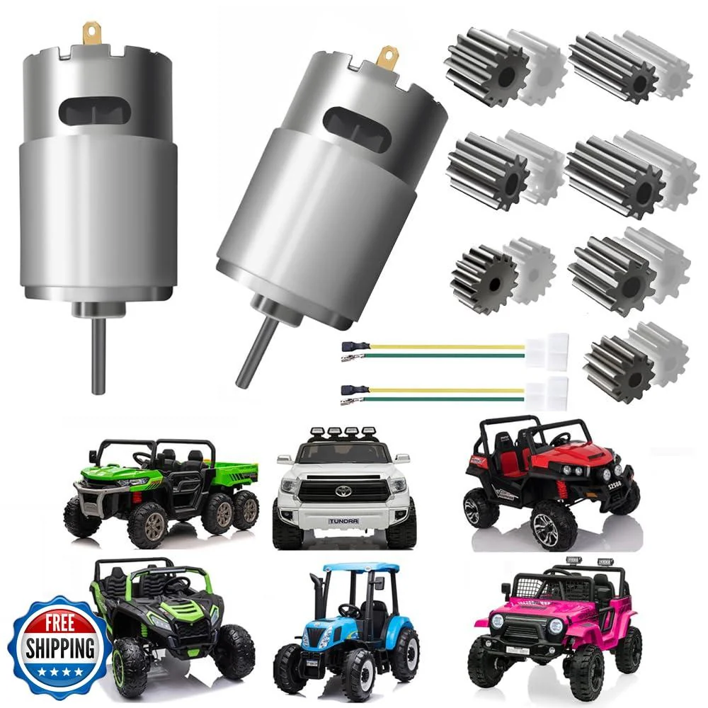 Pair of 12V-24V High-Speed Fast Drive Motors for Kids' Power Wheels - Image 6