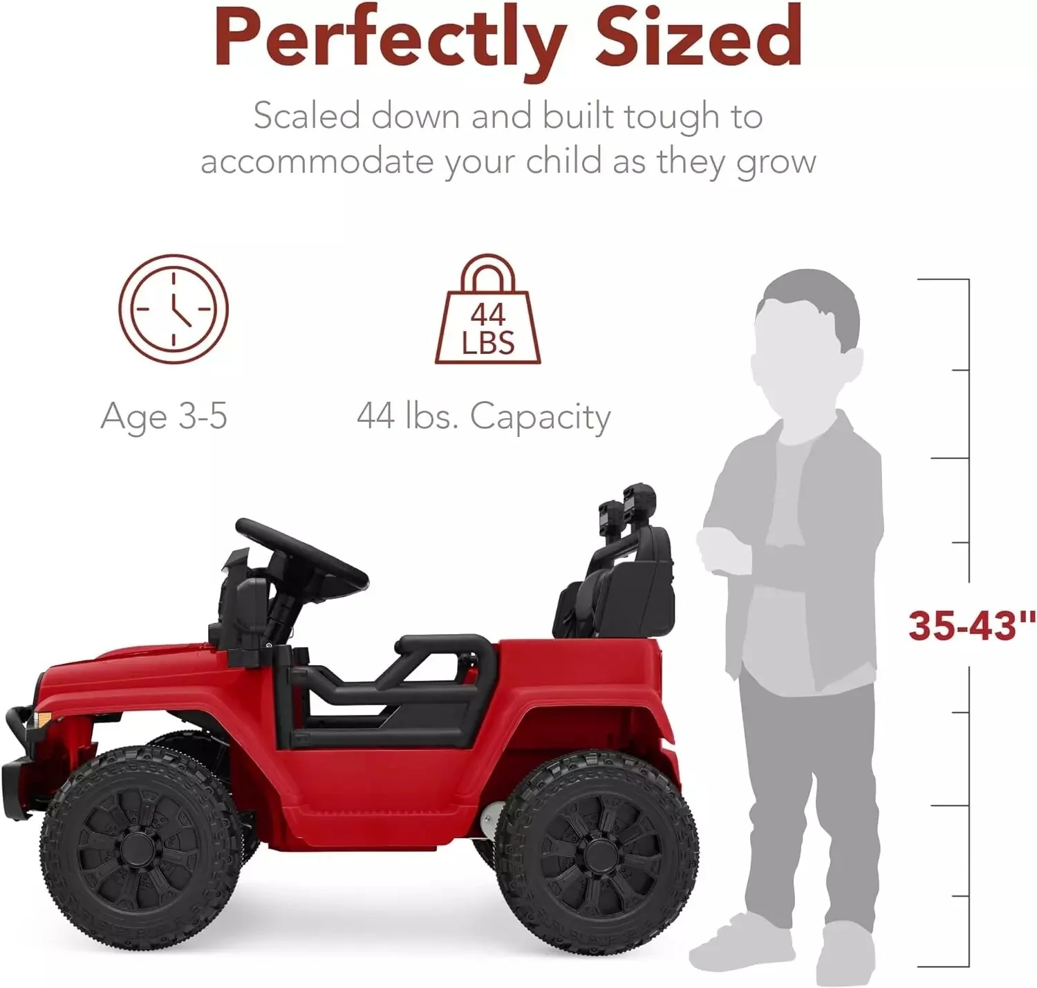Mini camión eléctrico de paseo para niños con control remoto, 6V - Image 8