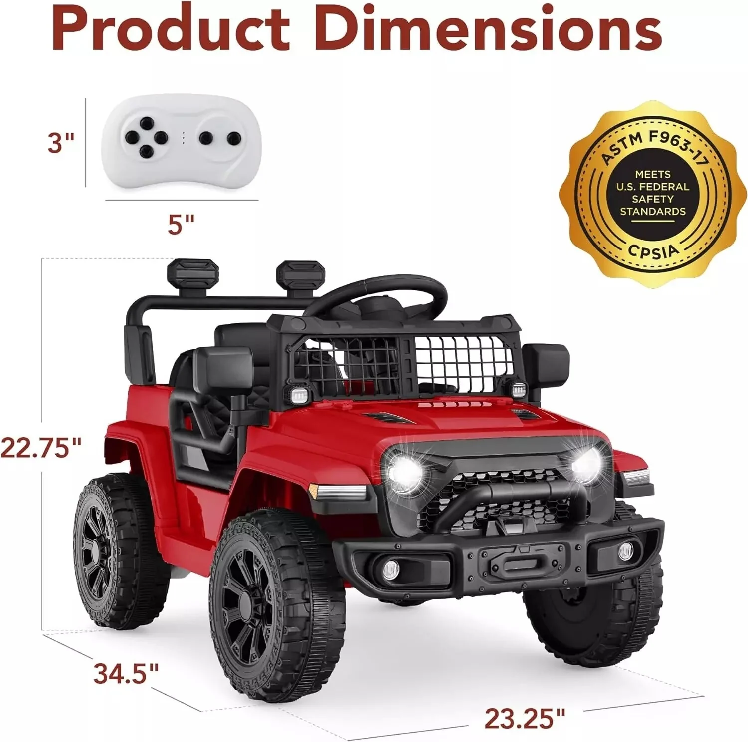 Mini camión eléctrico de paseo para niños 6V con control remoto - Image 6