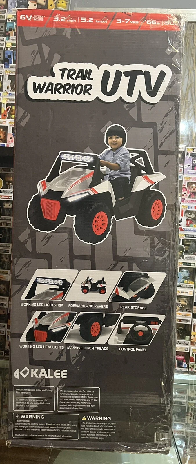 6V Battery-Powered Trail Warrior UTV Ride-On Vehicle - Image 10