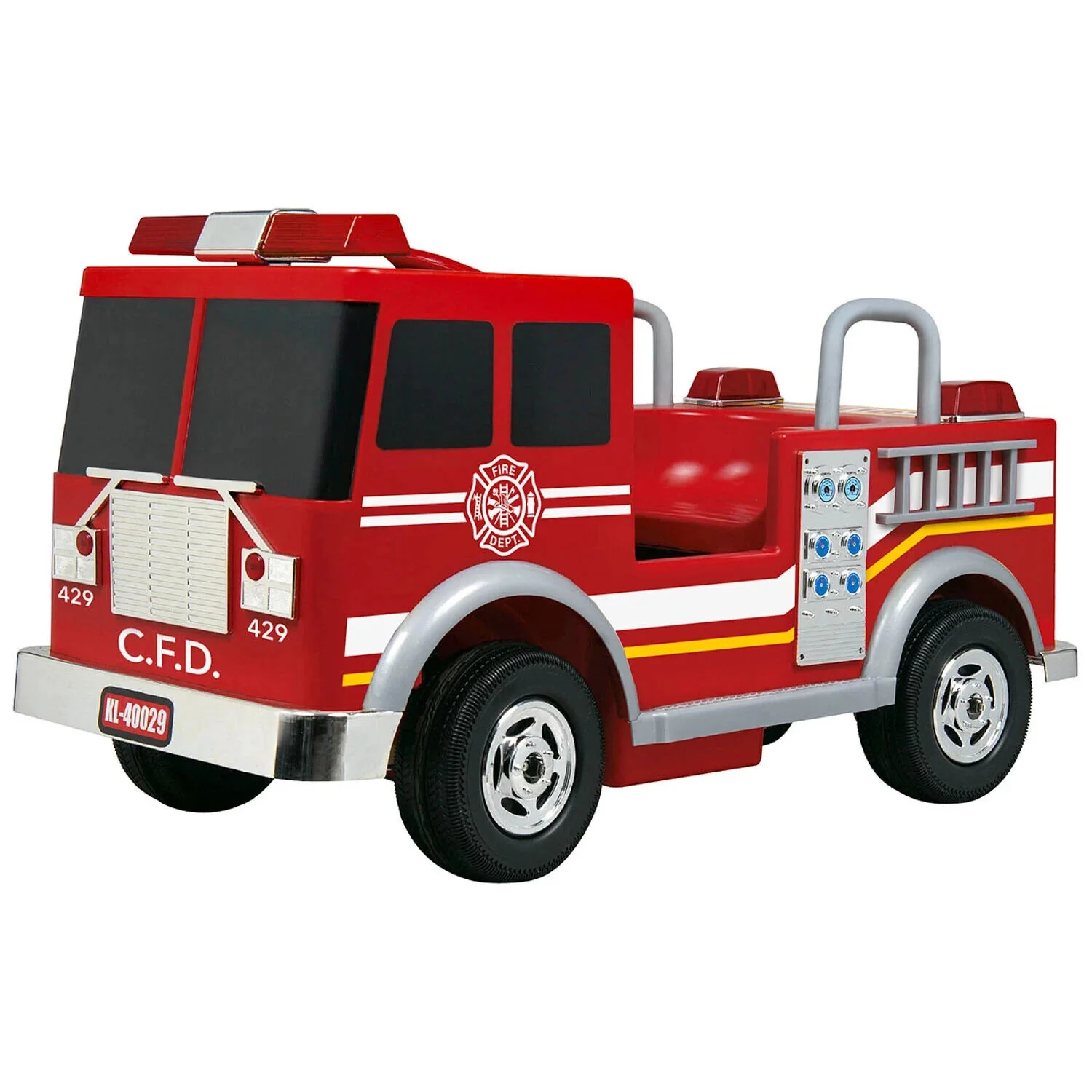 Kalee Firetruck Ride-On: Realistic 12-Volt Experience for Young Firefighters - Image 3
