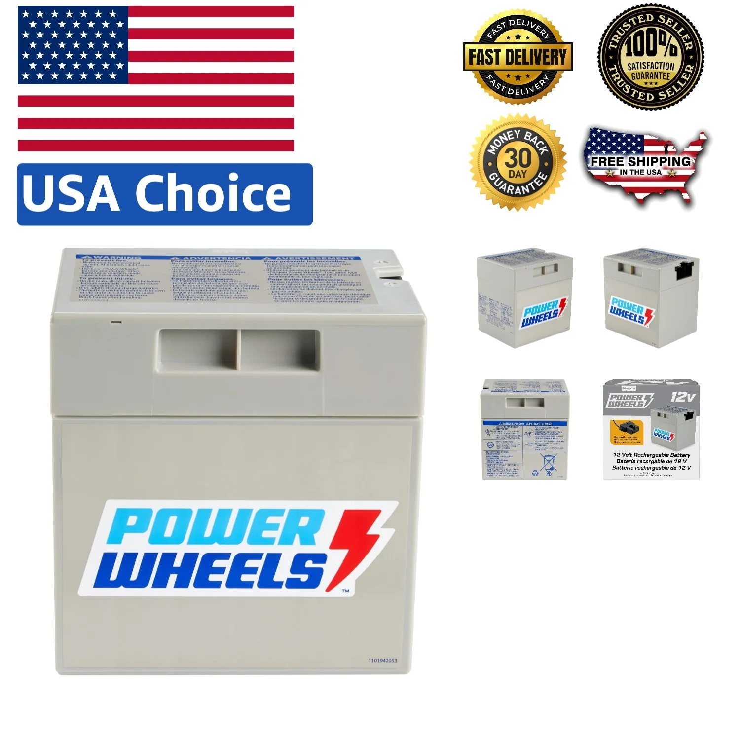 12V Rechargeable Battery Pack for Preschool Ride-On Toys - Image 8