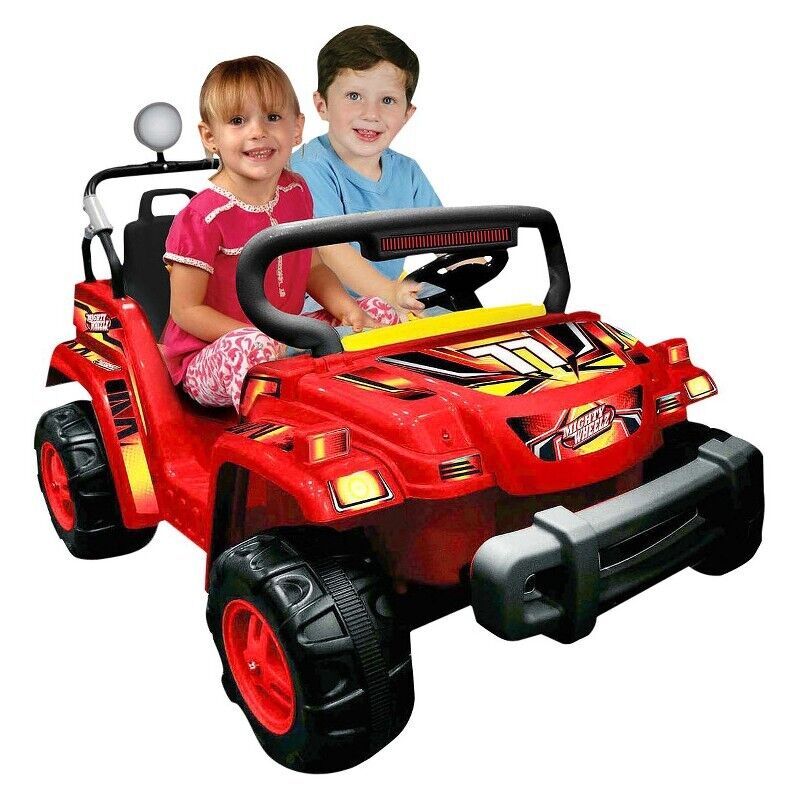 Kid Motorz 12V Mighty Wheelz 4x4 Electric Ride-On Car with Two Forward and Reverse Speed Options - Image 4