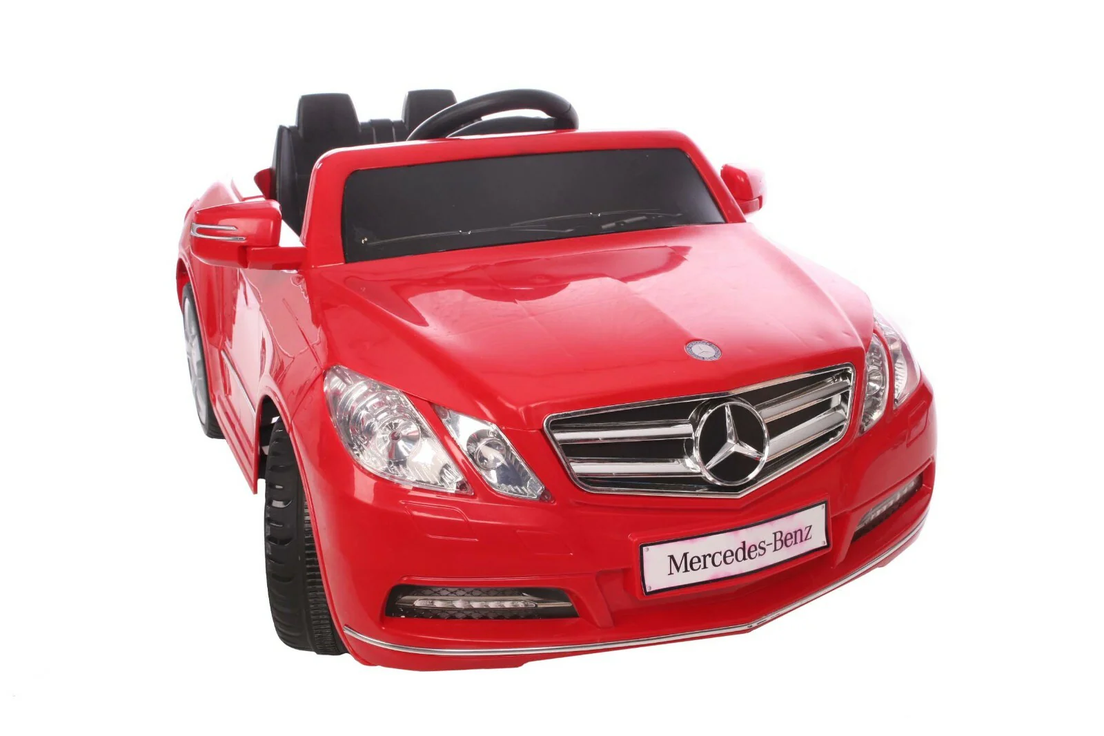 Rechargeable 6-Volt Red Ride-On Car for Kids 1-Seater Mercedes E550 Style - Image 2