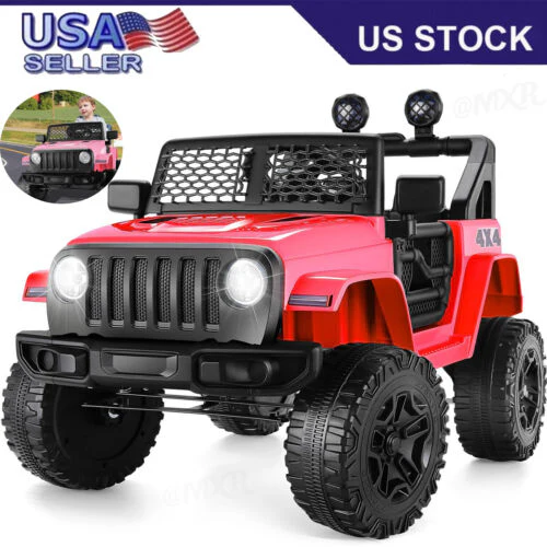 Kid-Powered Ride-On Car Truck with Remote Control, MP3, and LED Lights - 12V 7Ah - Image 2