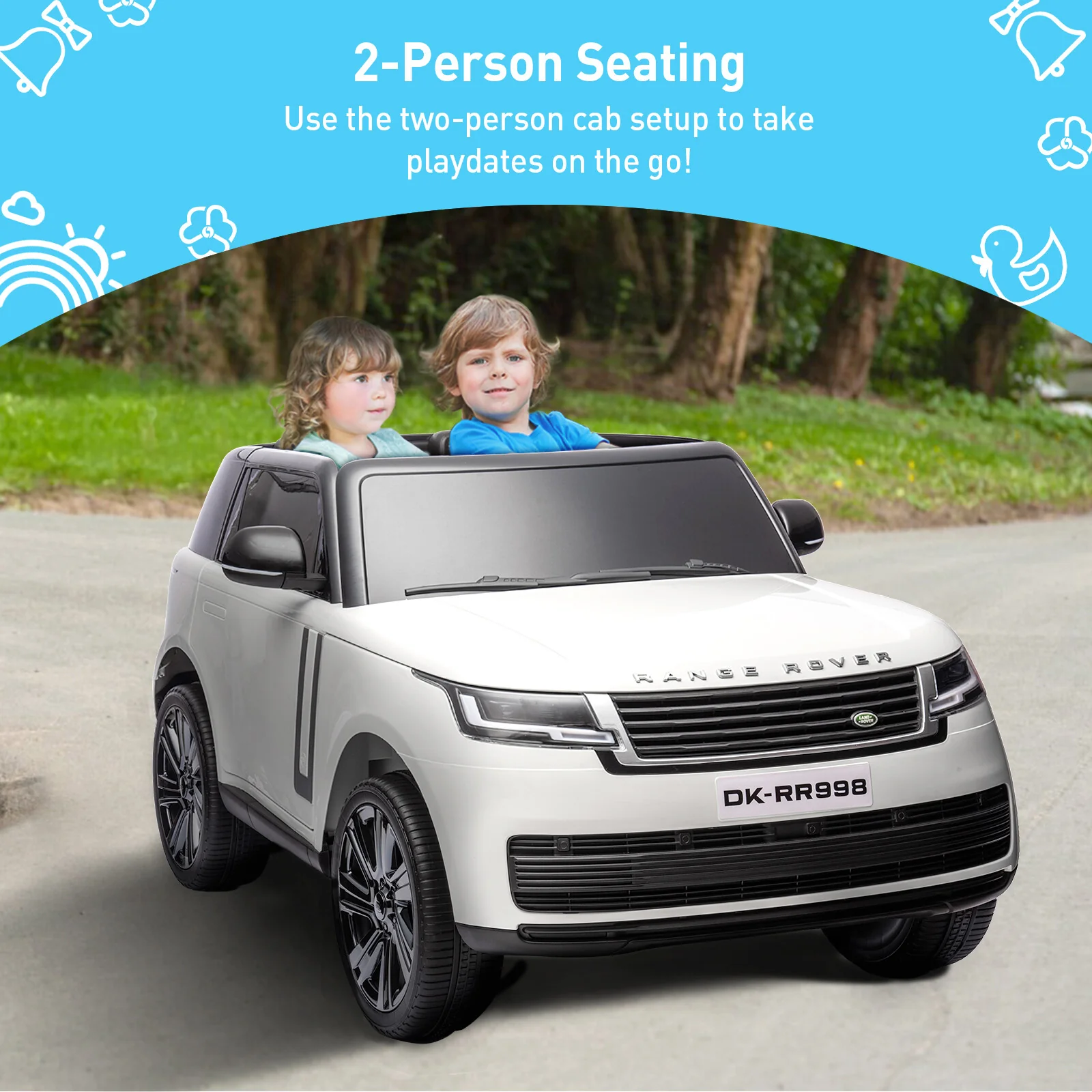 24V Battery-Powered Electric 2-Seater SUV Ride-On Truck for Kids - Image 14
