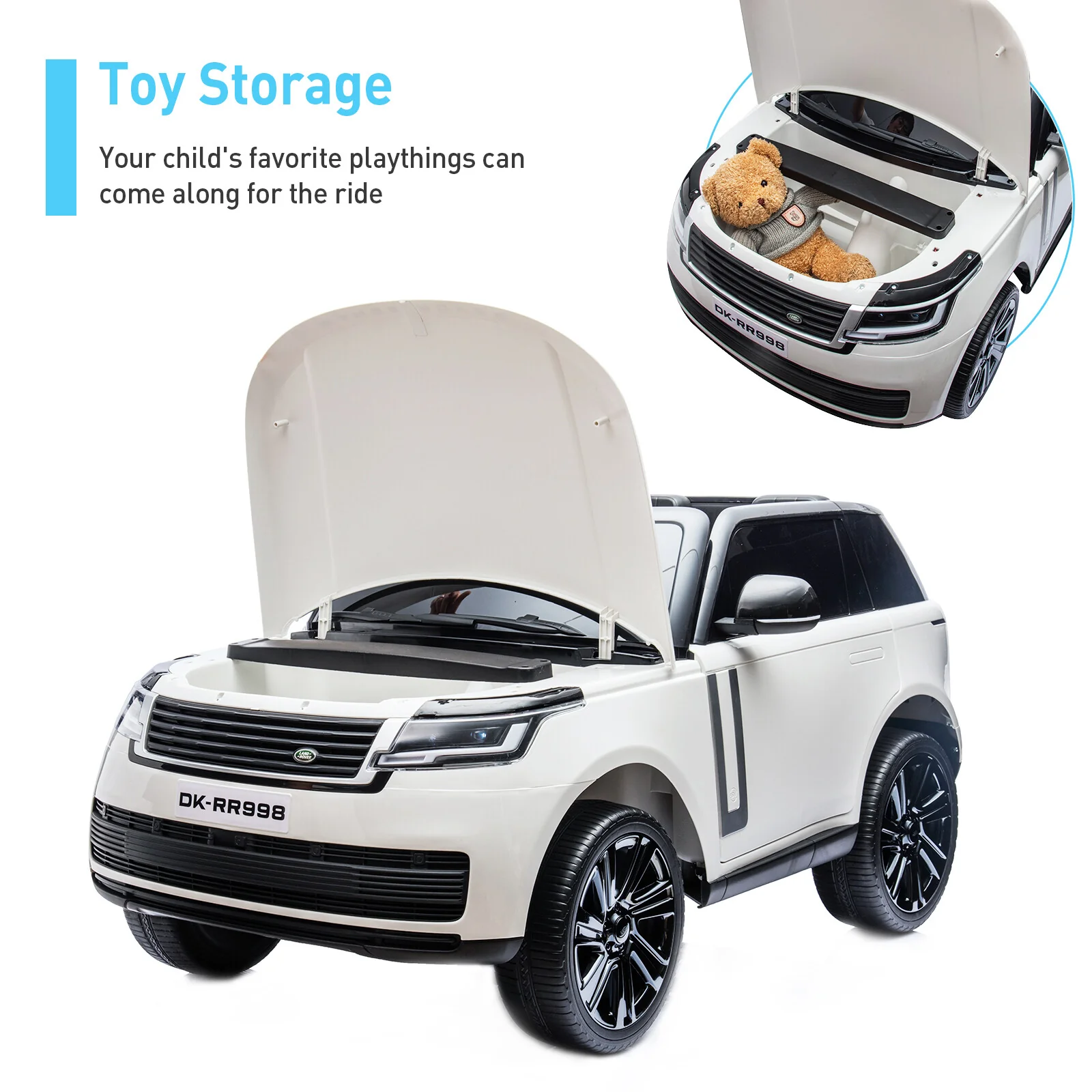 24V Battery-Powered Electric 2-Seater SUV Ride-On Truck for Kids - Image 16