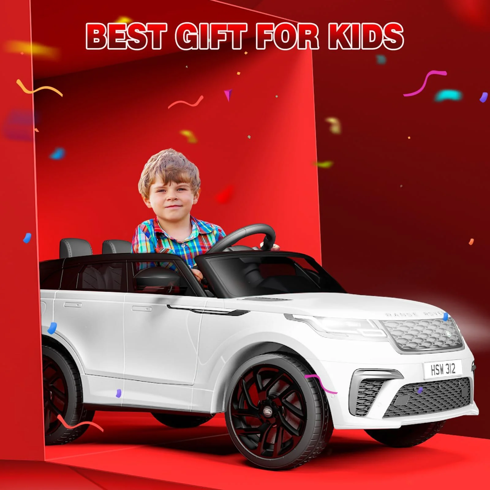 Licensed Land Rover Kids Electric Ride-On Car with Remote Control for Ages 3+ - Image 3