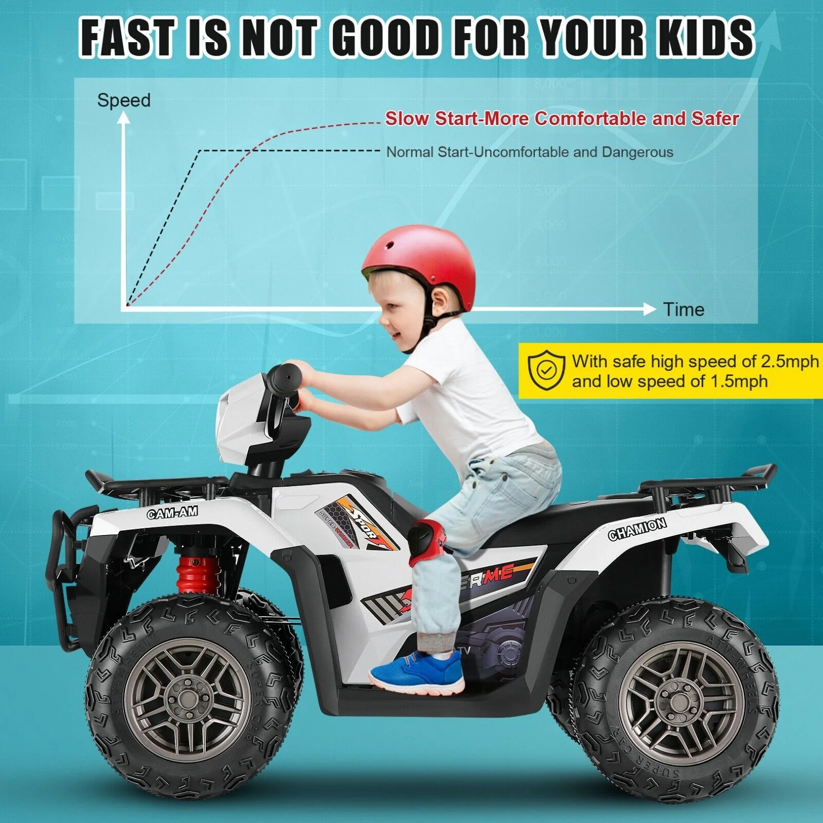Kid Ride on Electric Car Truck with Remote Control - Perfect Gift for Children 24/12V - Image 93