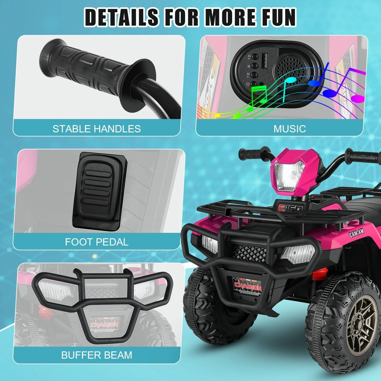 Kid Ride on Electric Car with Remote Control - Perfect Gift for Children (24/12V) - Image 79