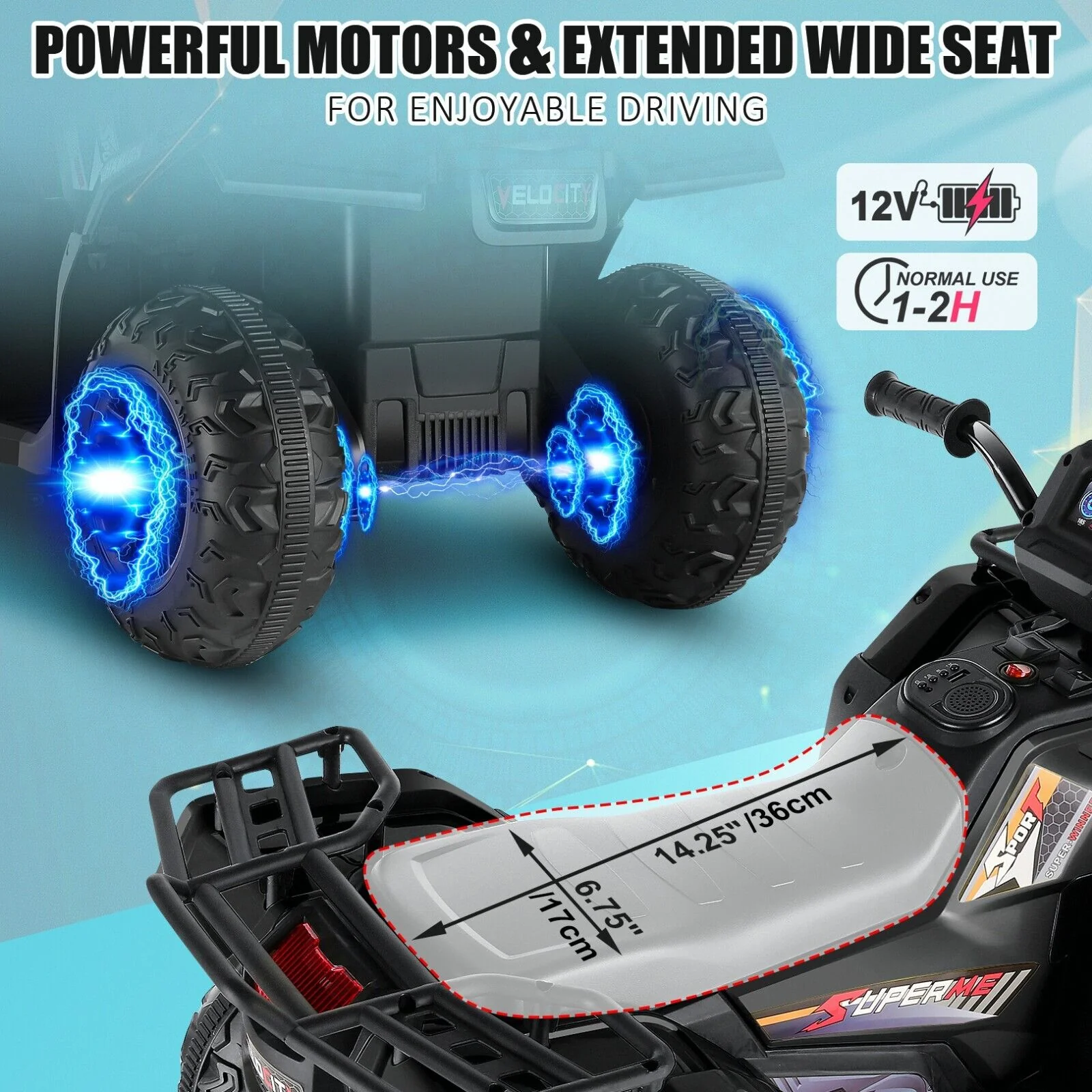 Kid Ride on Electric Car with Remote Control - Perfect Gift for Children (24/12V) - Image 84