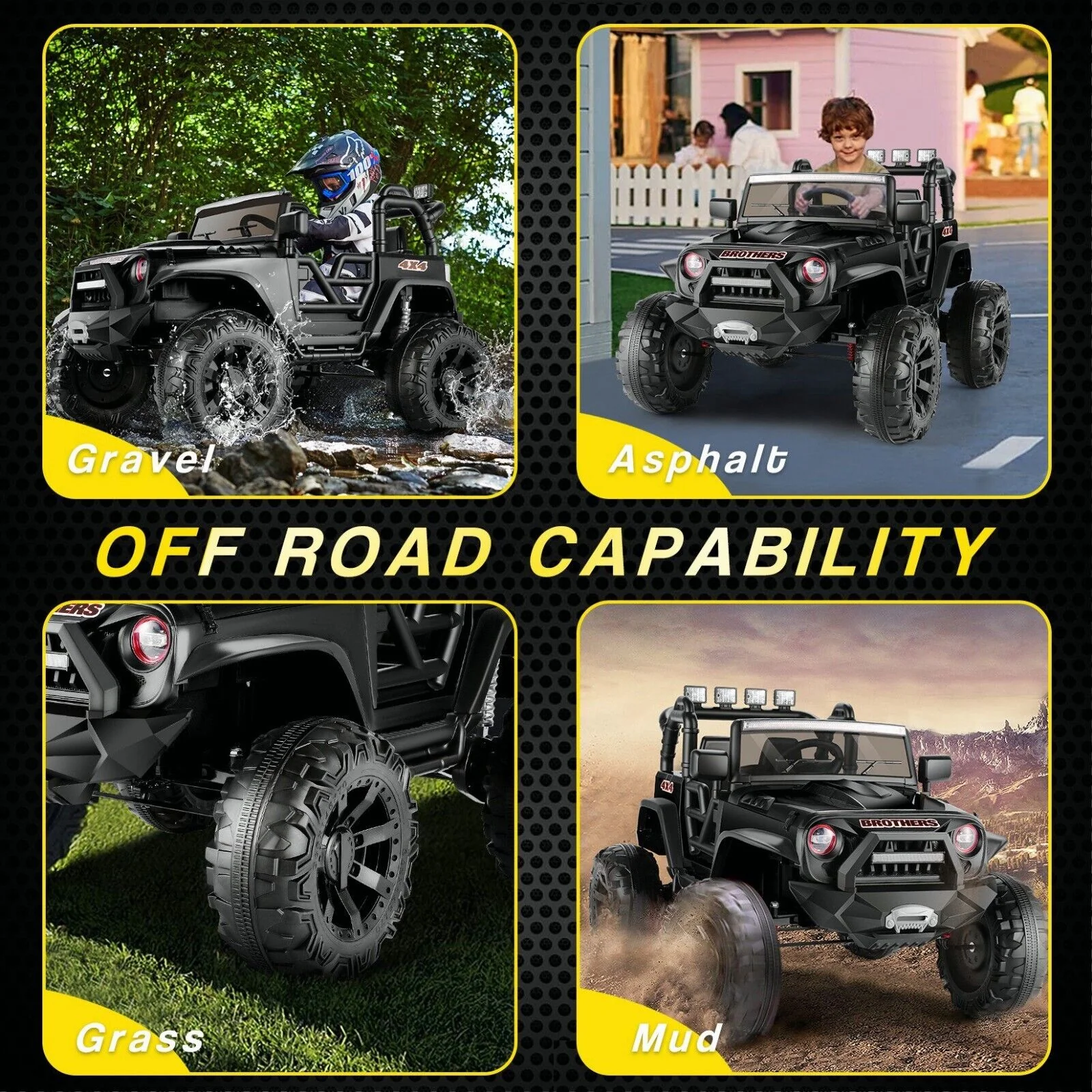 Kid Ride on Toy Car with Remote Control - Electric Truck for Children, Perfect Gift! - Image 56