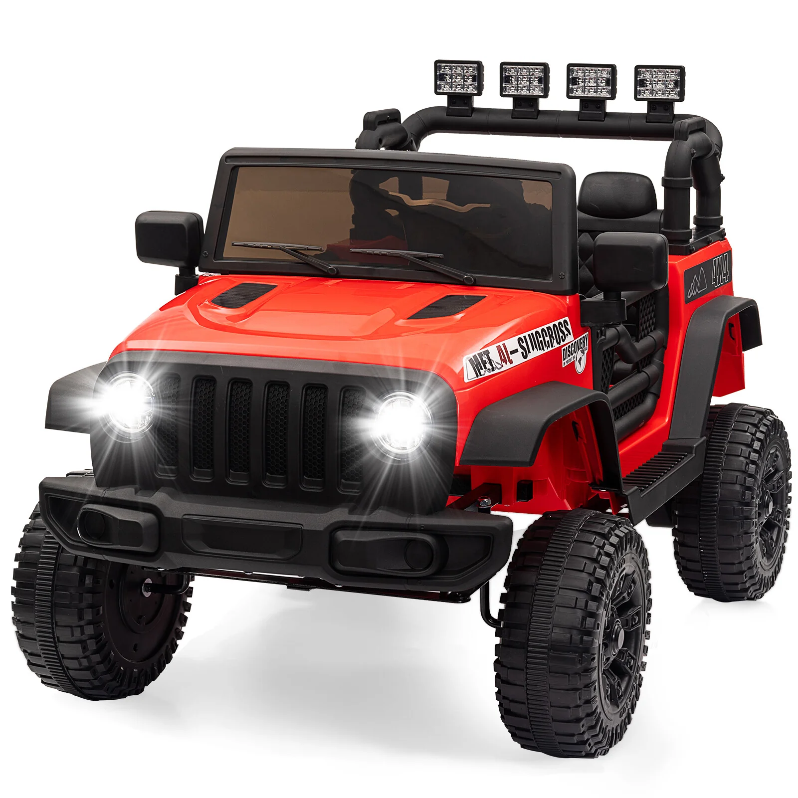 12V Battery-Powered Kids Ride-On Truck Car with Remote Control Electric Vehicle