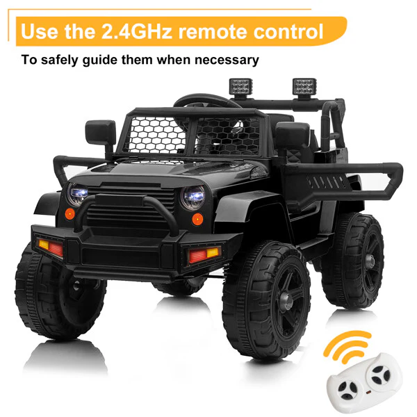 Kids Ride-On Jeep Car Dual Drive with 2.4G Remote Control 12V 4.5Ah Battery - Image 8