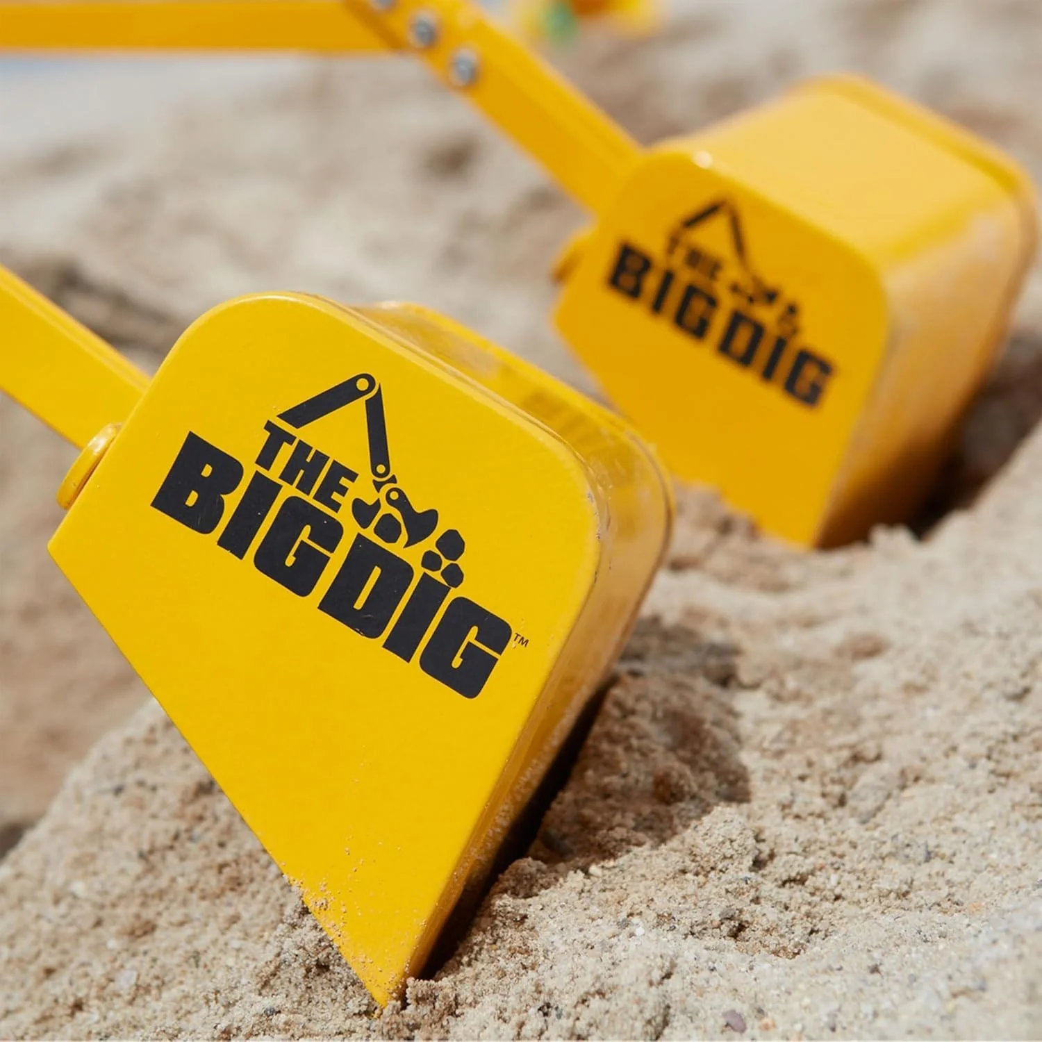 Yellow 360-Degree Rotating Excavator Toy for Kids - Image 6