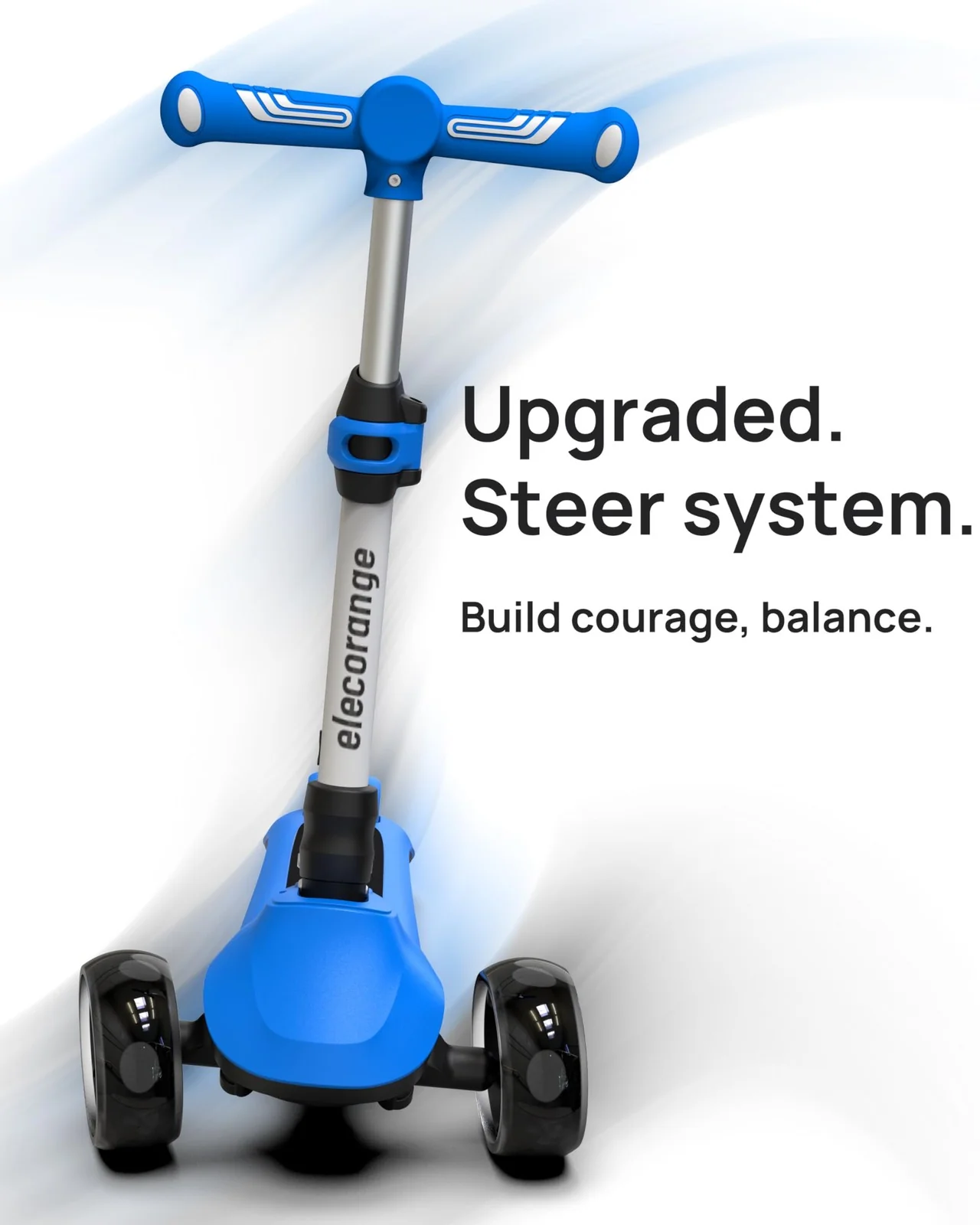 Electric Kids Scooter with Illuminated 3 Wheels for Ages 4-9 - Image 4