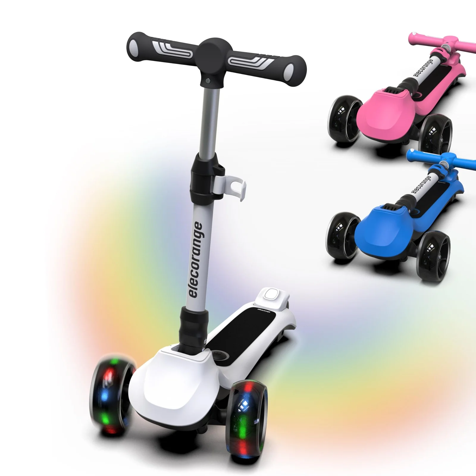Electric Kids Scooter with Illuminated 3 Wheels for Ages 4-9 - Image 7