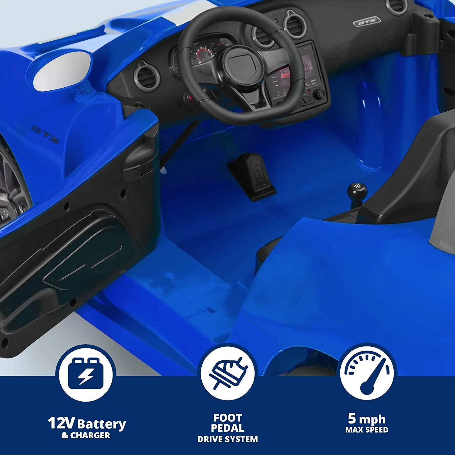 Kid Trax Dodge Viper SRT Convertible Toddler Ride-on Car, Suitable for Children aged 3 to 7 years - Image 4