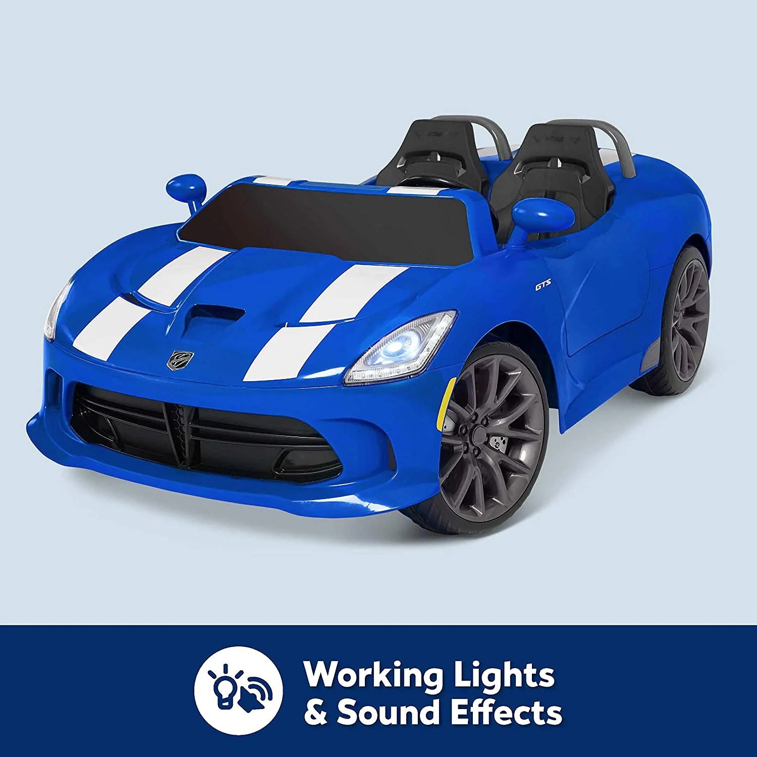 Kid Trax Dodge Viper SRT Convertible Toddler Ride-on Car, Suitable for Children aged 3 to 7 years - Image 6