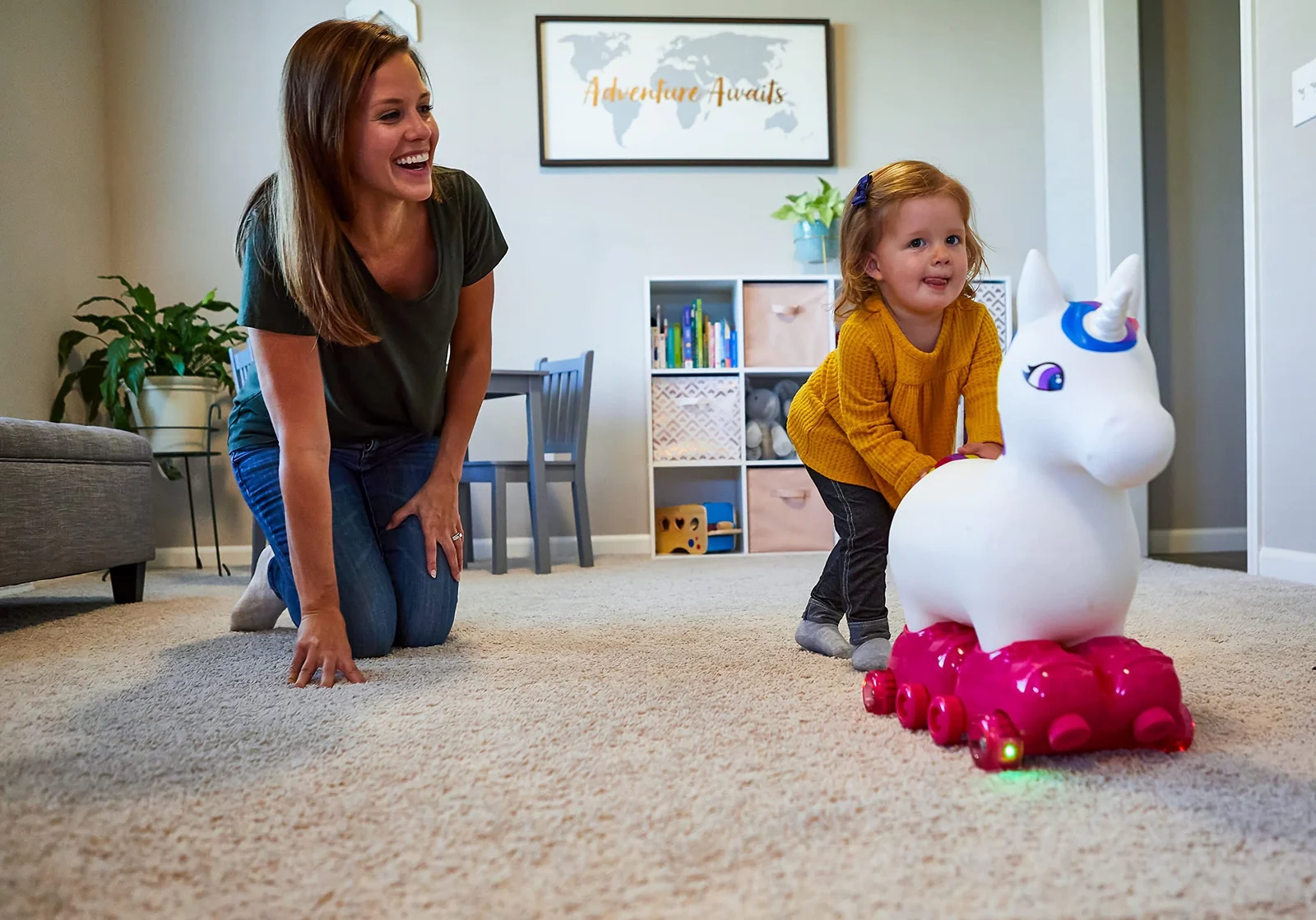 Toddler Ride-On Unicorn Foot-to-Floor Skater Toy for Kids Ages 1-3 - Image 6