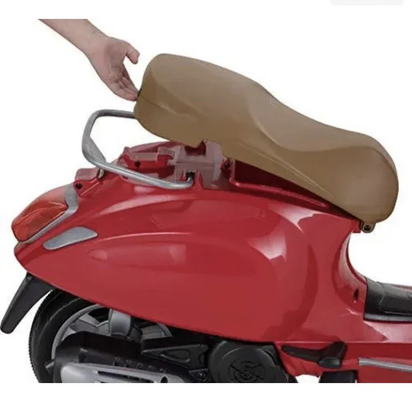 Electric Toddler Ride-On Vespa Scooter for Ages 3-5, 6 Volt Battery Powered - Image 8