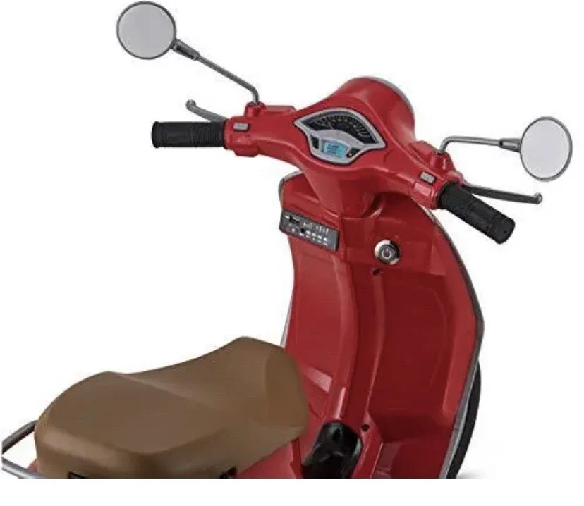 Electric Toddler Ride-On Vespa Scooter for Ages 3-5, 6 Volt Battery Powered - Image 9