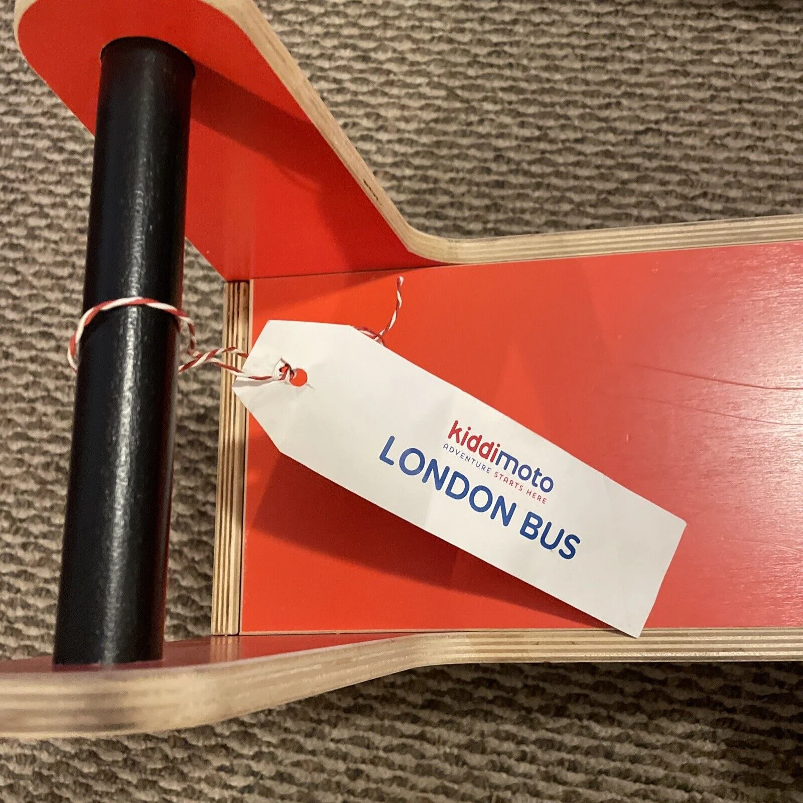Kiddimoto London Bus Walker and Ride-On Toy for Toddlers (12-24 Months) - Image 16