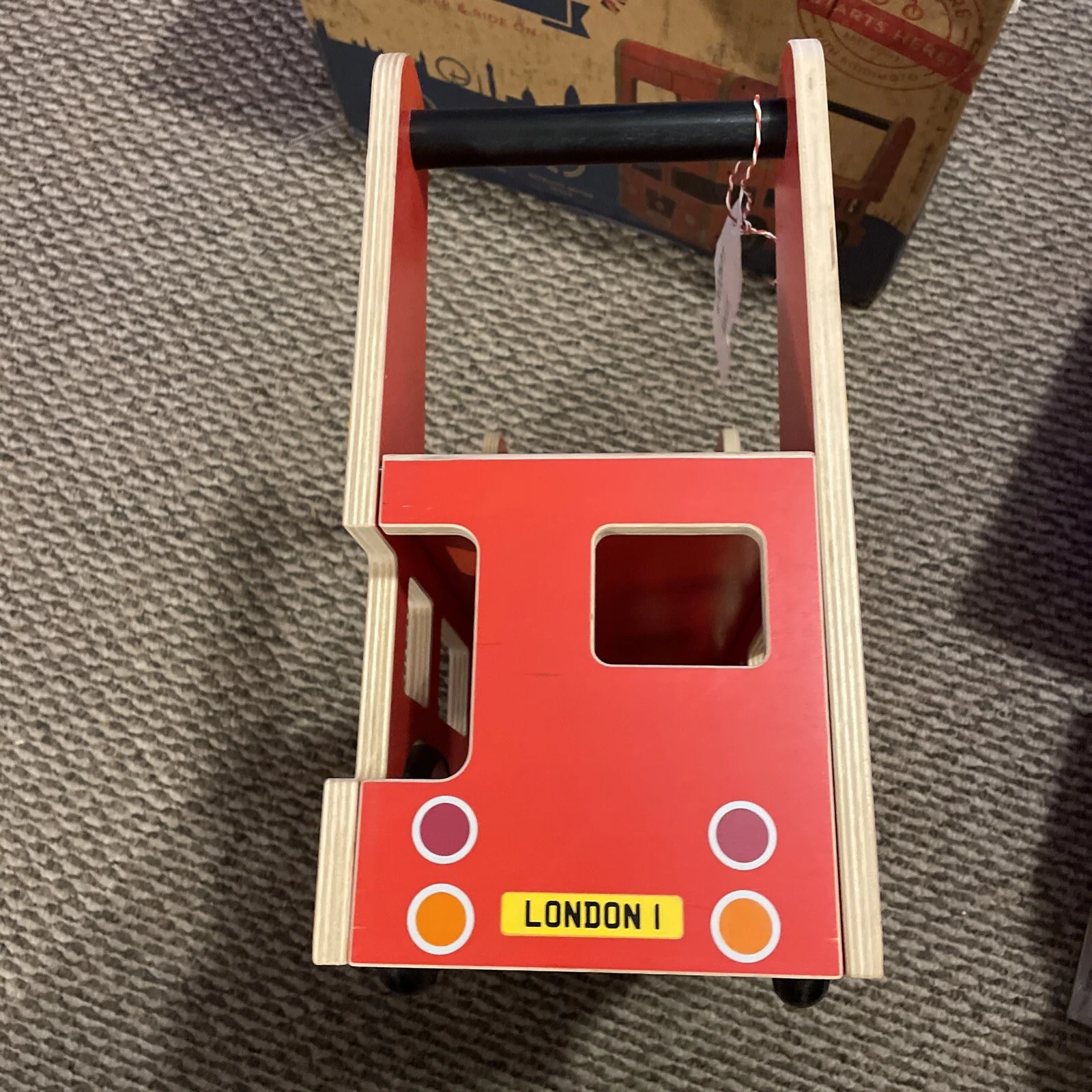 Kiddimoto Original London Bus Ride-On Walker Toy for 12-24 Months - Image 6