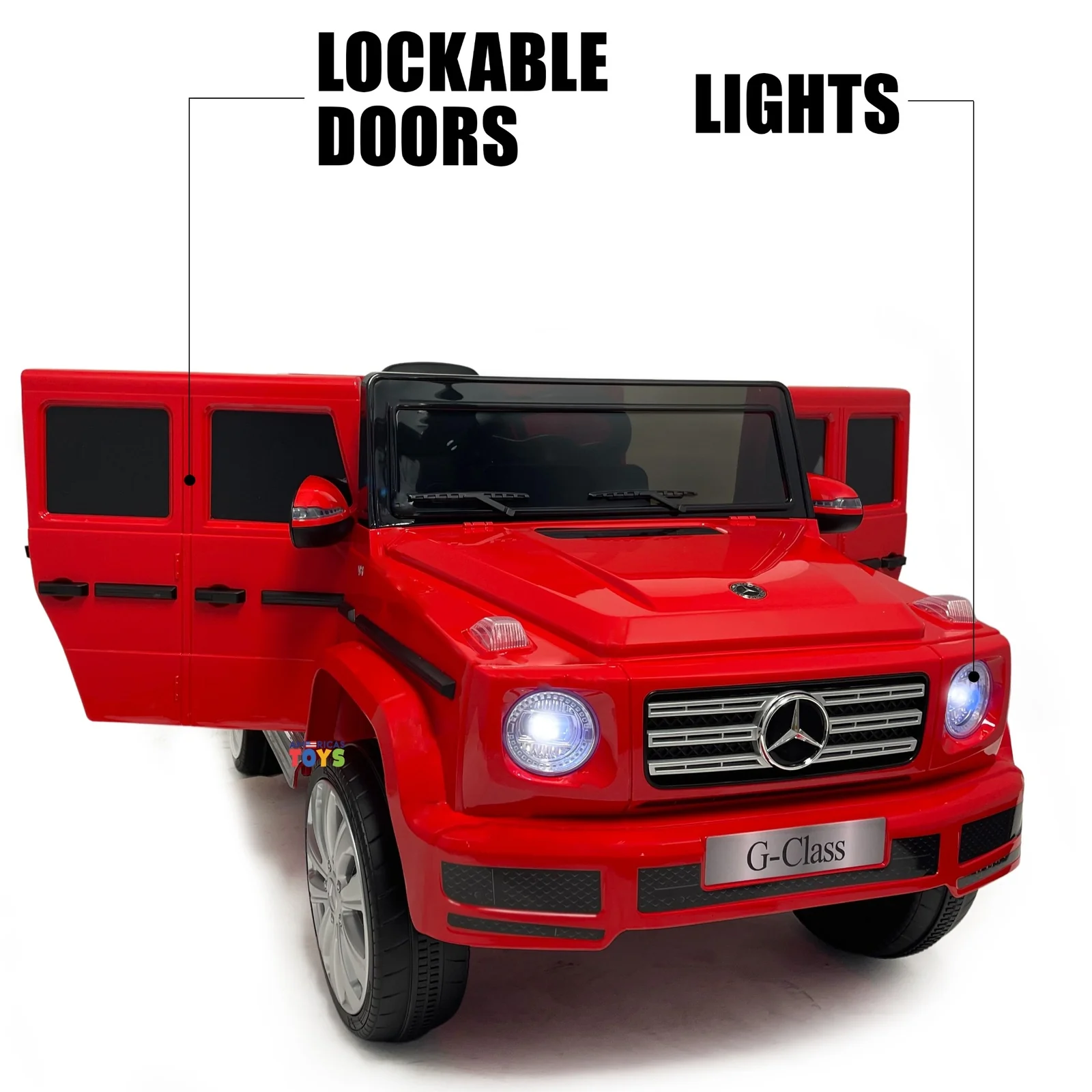 12V Kids Battery-Powered Remote Control Licensed Mercedes-Benz Cars in Multiple Colors - Image 10