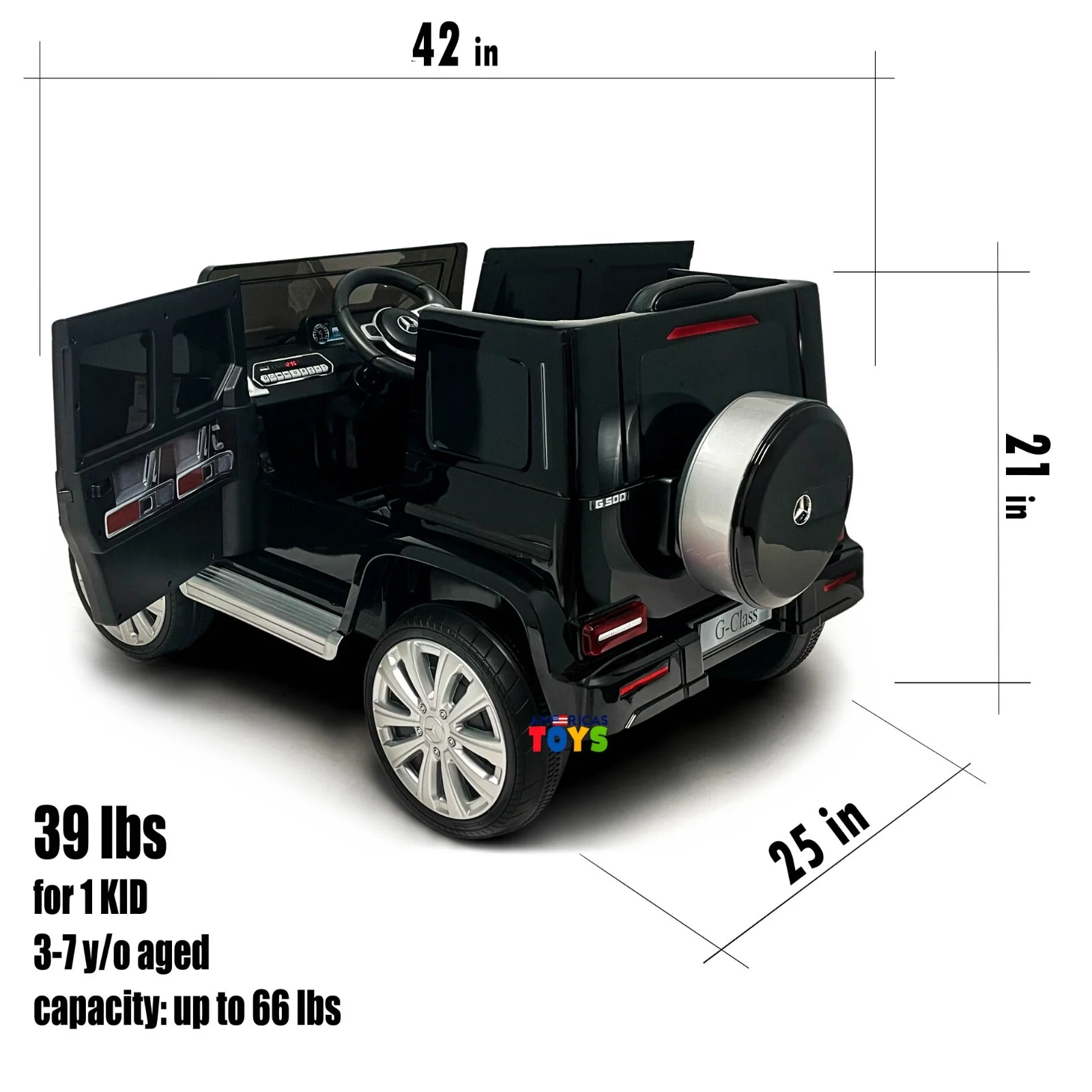 12V Kids Battery-Powered Remote Control Licensed Mercedes-Benz Cars in Multiple Colors - Image 20