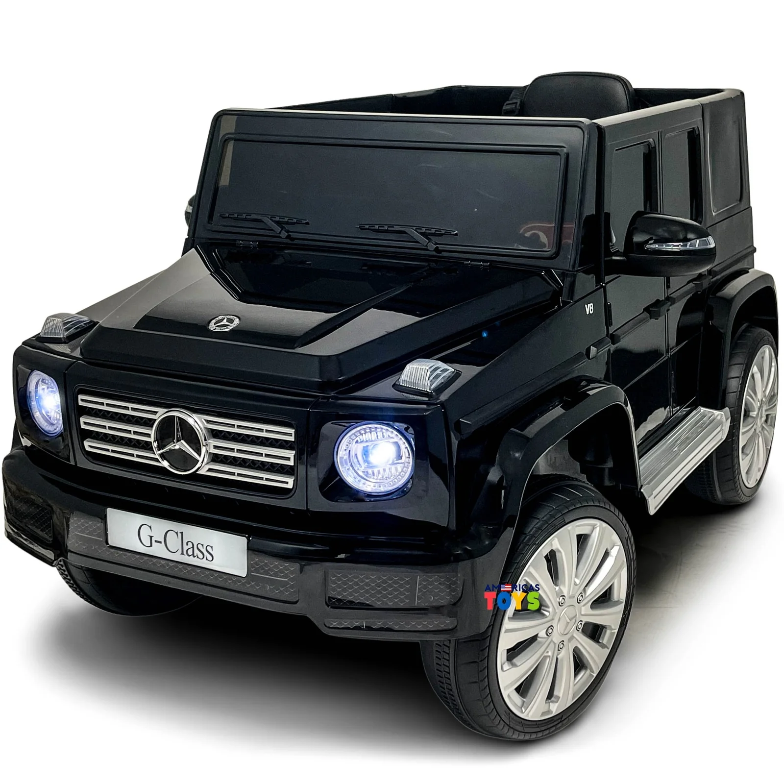 12V Kids Battery-Powered Remote Control Licensed Mercedes-Benz Cars in Multiple Colors - Image 24