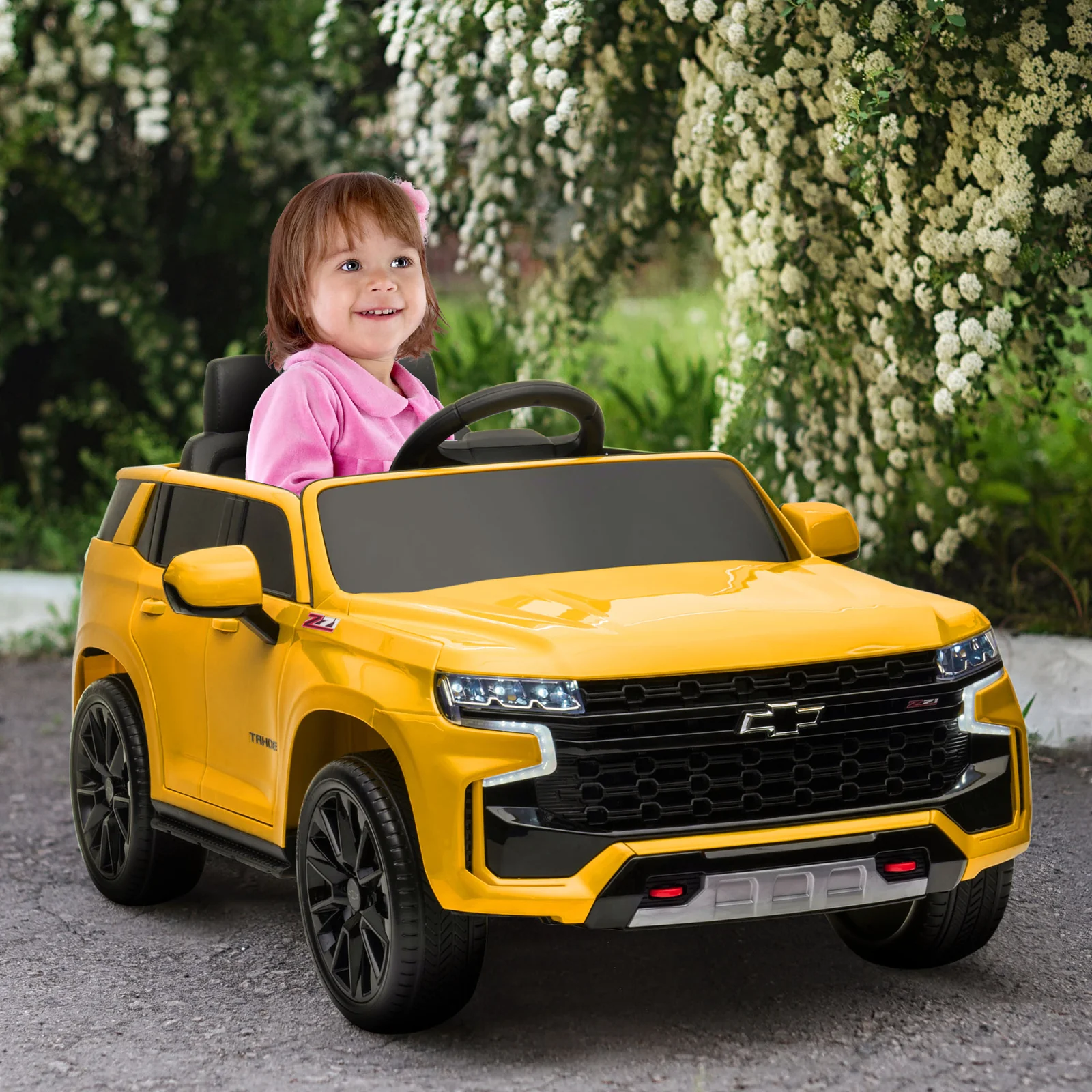 12V Kids Electric Ride-On Car with Parent Remote Control, LED Lights, and 2 Speed Settings for Ages 3-6 Years - Image 10