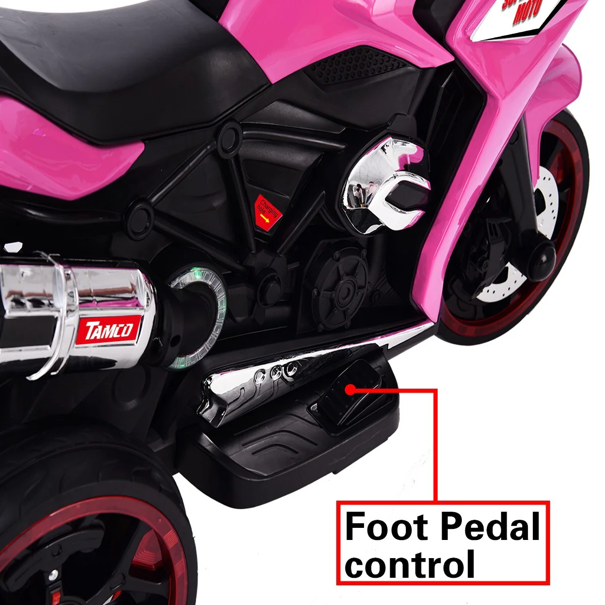 12V Electric 3-Wheel Ride-On Motorcycle for Kids - Image 15