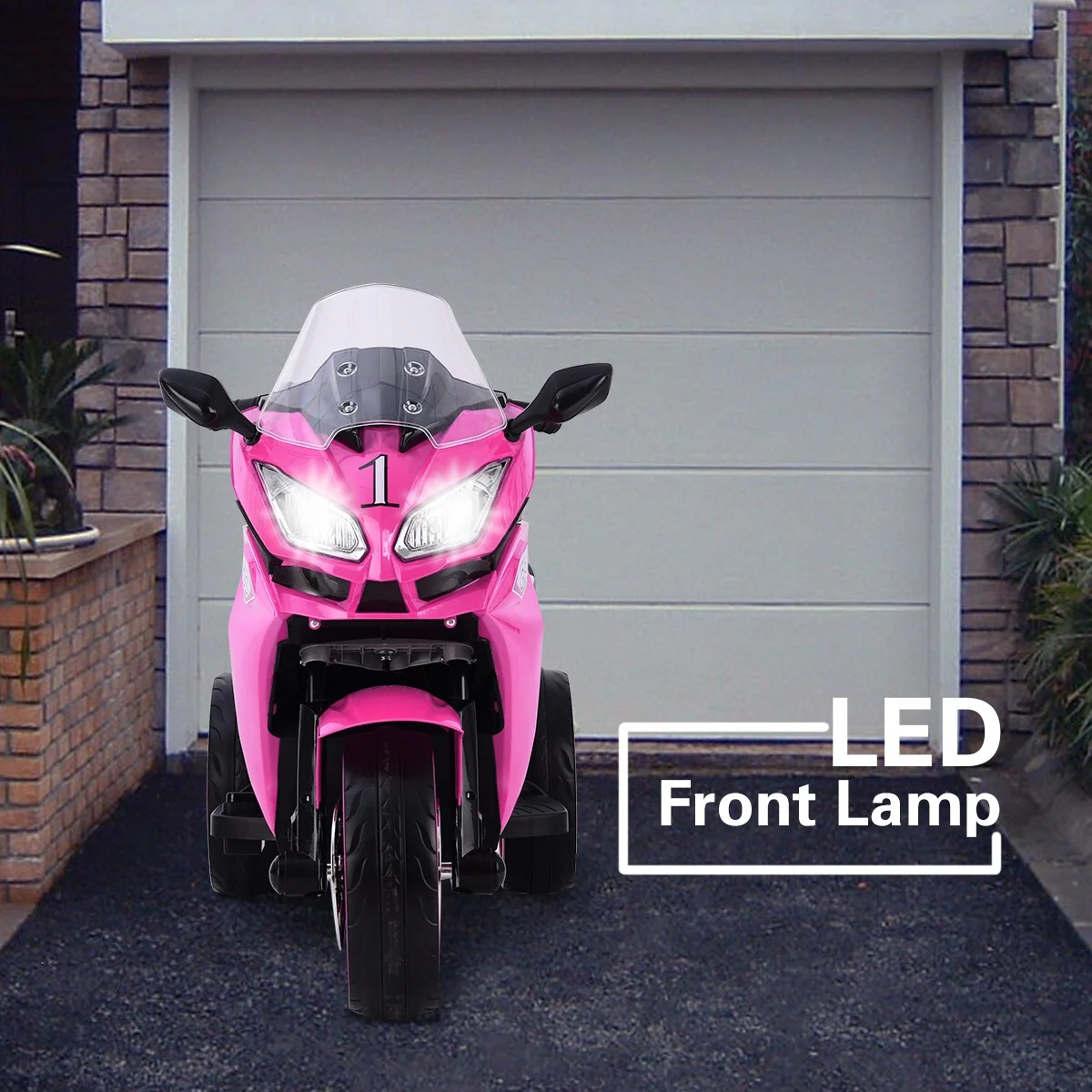 12V Electric 3-Wheel Ride-On Motorcycle for Kids - Image 16