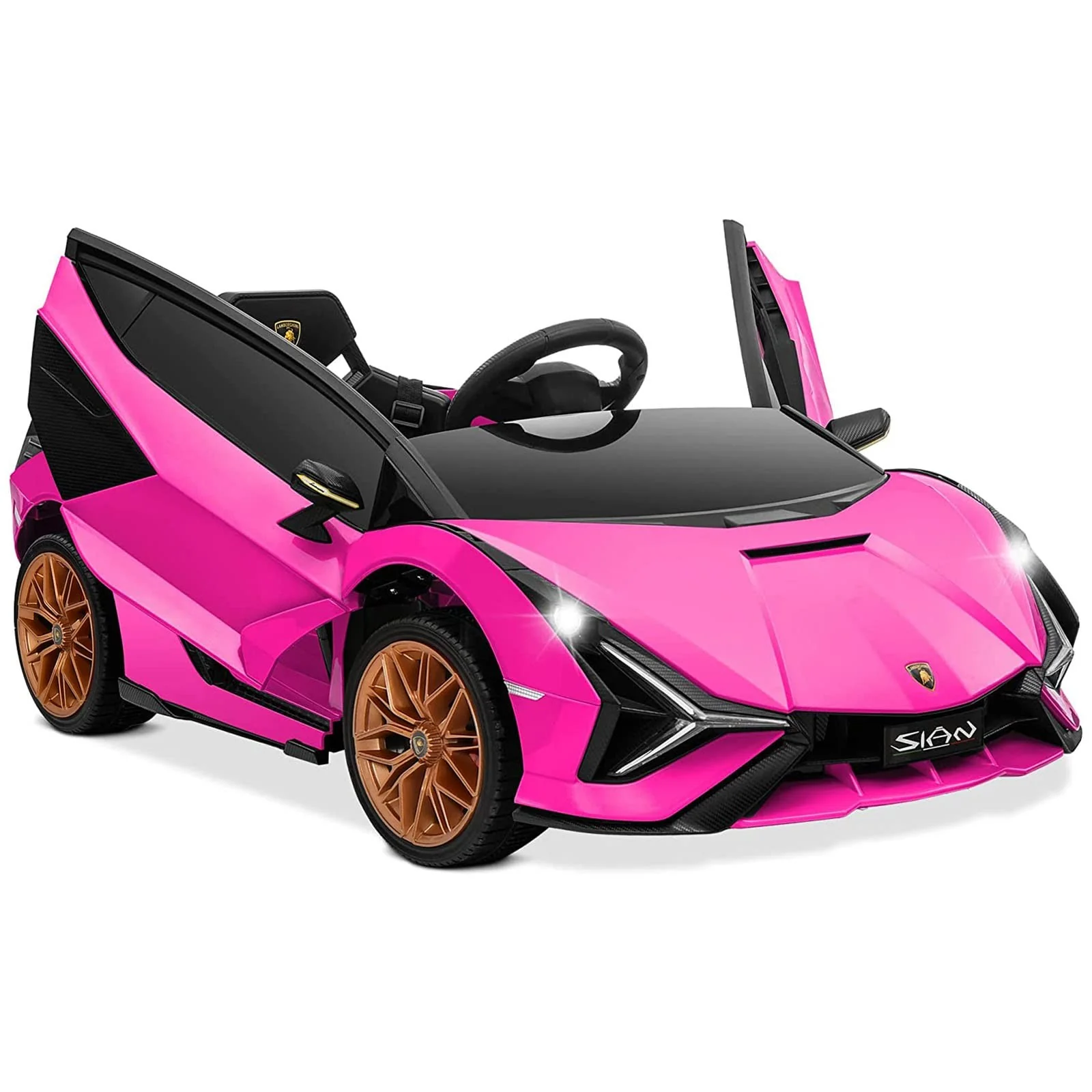 12V Licensed Lamborghini Sian Electric Ride-On Car for Toddlers - Image 10