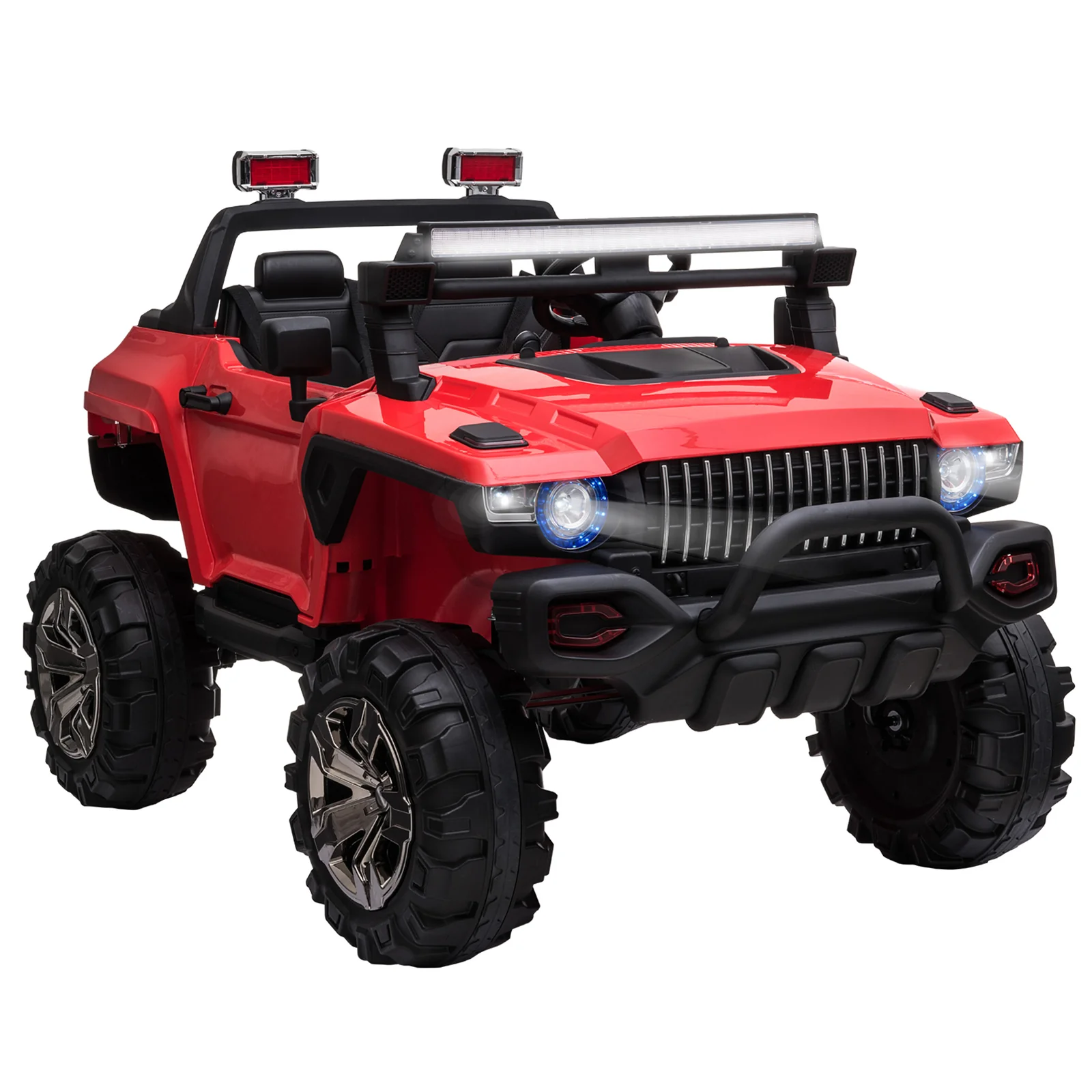 12V Kids Ride-On 2-Seat SUV Truck with Remote Control, 3 Speeds, and LED Lights - Image 19