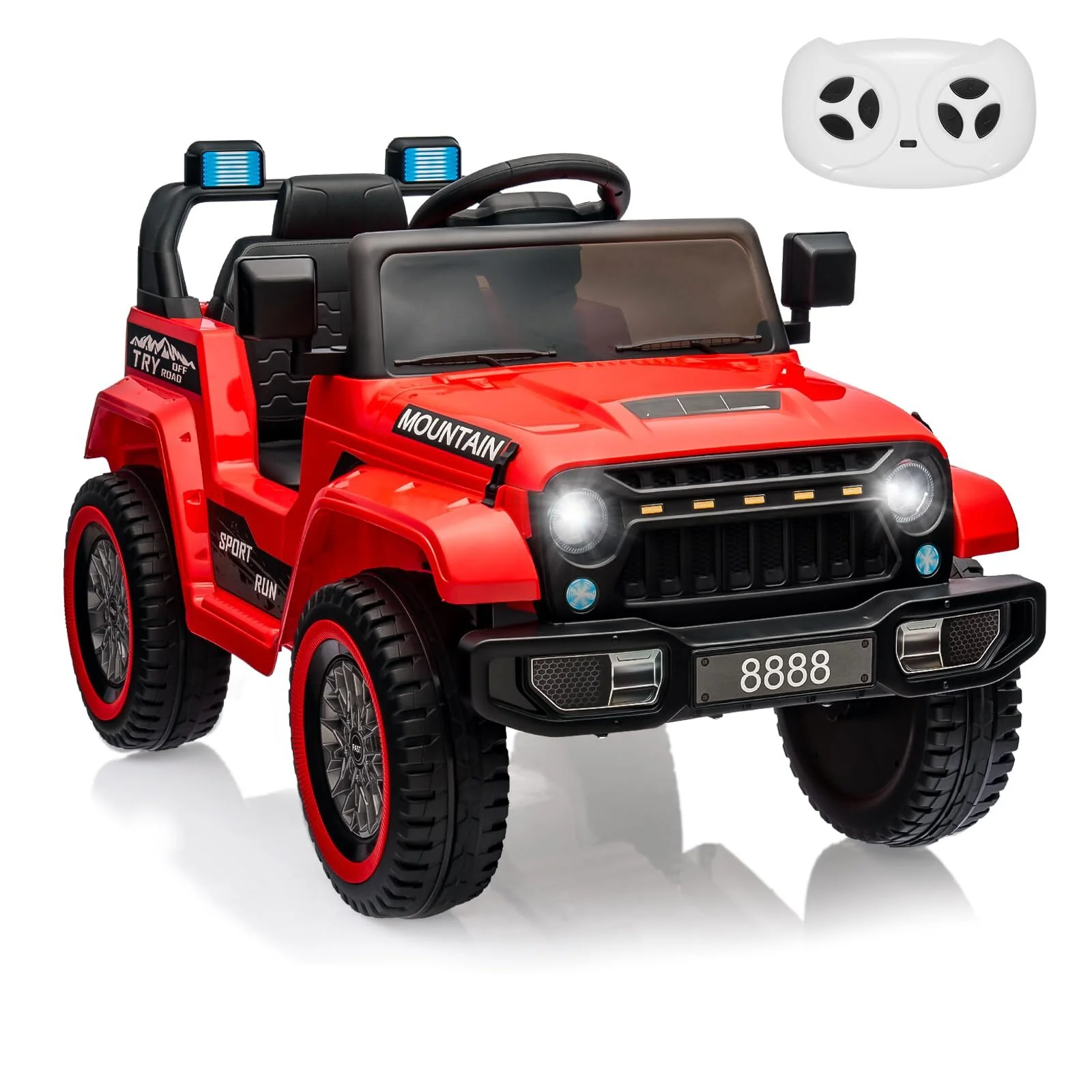 12V Battery-Powered Kids Electric Ride-On 4-Wheeler Truck Toy - Image 11