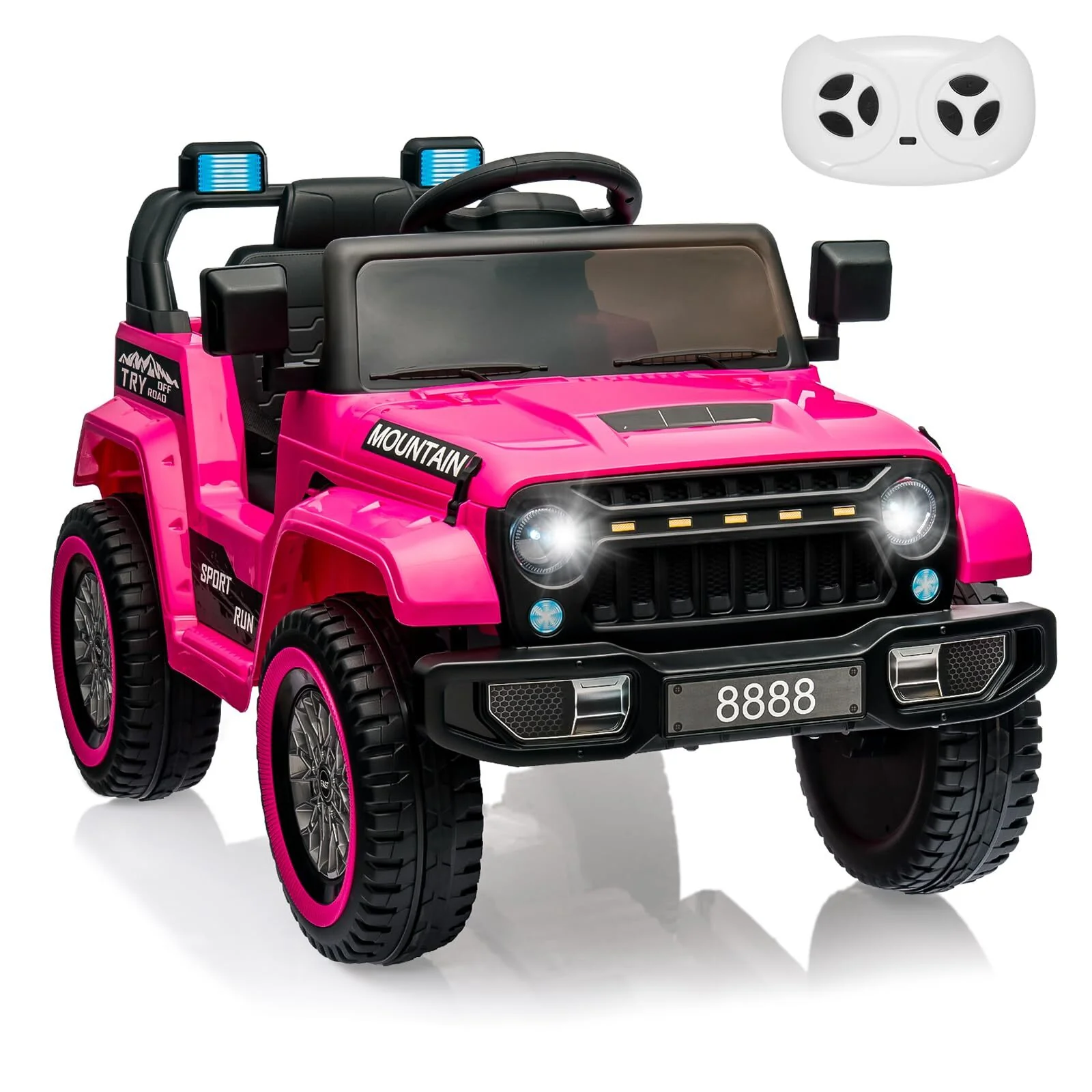 12V Battery-Powered Kids Electric Ride-On 4-Wheeler Truck Toy - Image 12