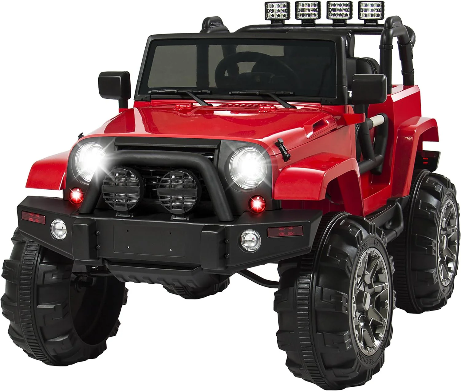 12V Kids Ride-On Truck Battery Powered Toy Car with Spring Suspension and Remote Control - Image 8