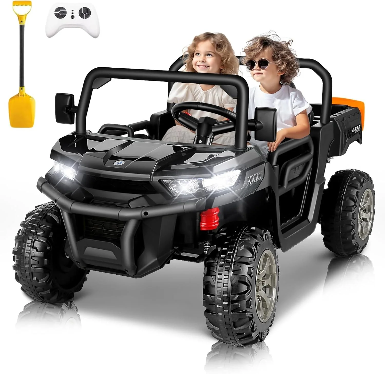 24V Electric Ride-On Dump Truck for Kids 2-Seater with 2x200W Motors and Remote Control - Image 2