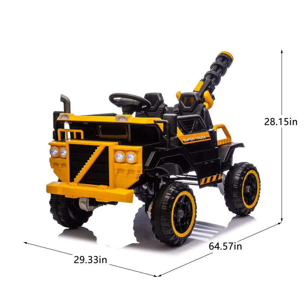 24V Electric 2-Seater Kids Ride-On 4WD Dump Truck UTV with Parental Remote and LED Lights - Image 14