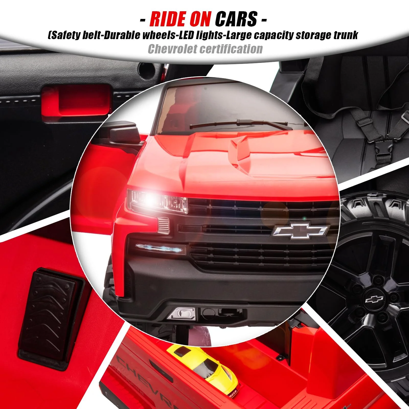 24V Electric 2-Seater Ride-On Truck with Remote Control and Battery Power - Image 6