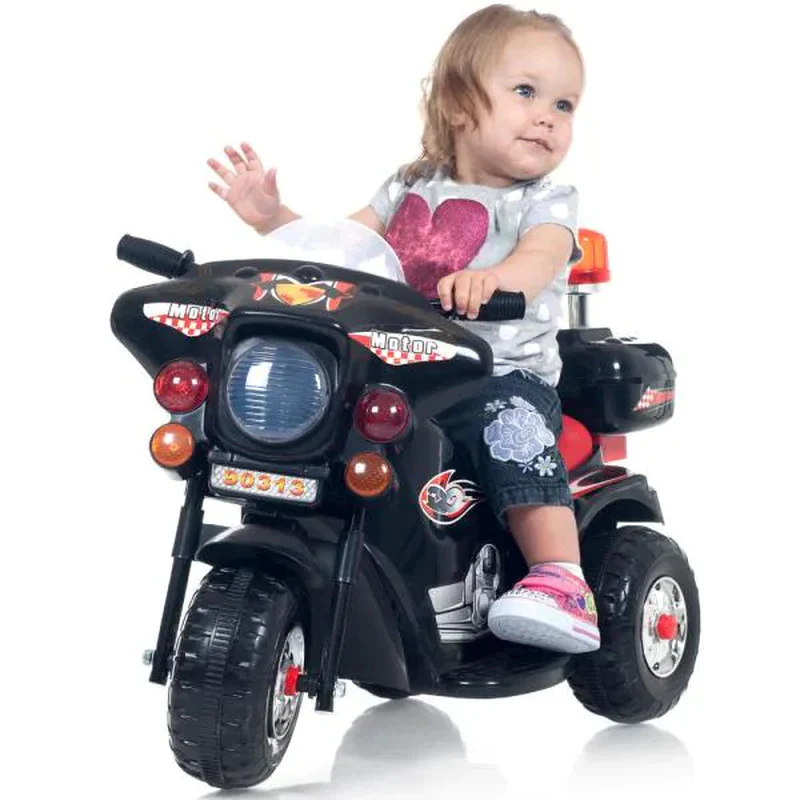 Electric 3-Wheel Battery-Powered Ride-On Motorcycle Toy for Toddlers Ages 3-6 - Image 5