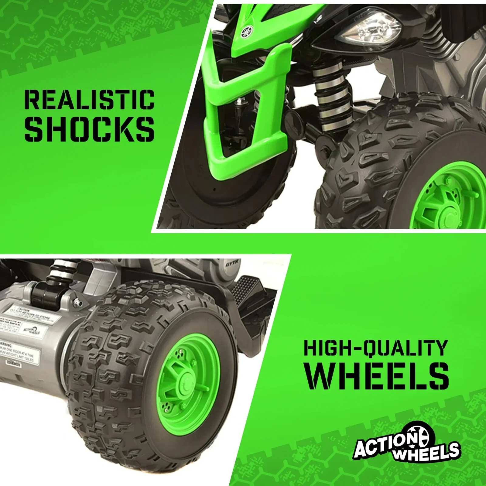 Kids 4-Wheeler Battery Powered Ride-On ATV for Outdoor Use with 5mph Max Speed - Image 7